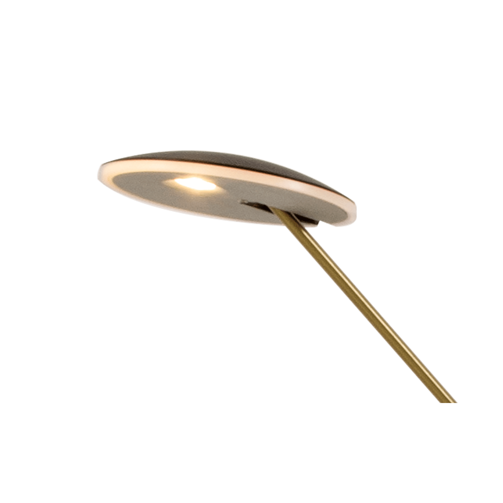 Aneta Lighting CADIZ golvlampa, svart/matt mässing - Azalea Home