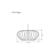 Aneta Lighting CALYPS taklampa Ø45, svart - Azalea Home