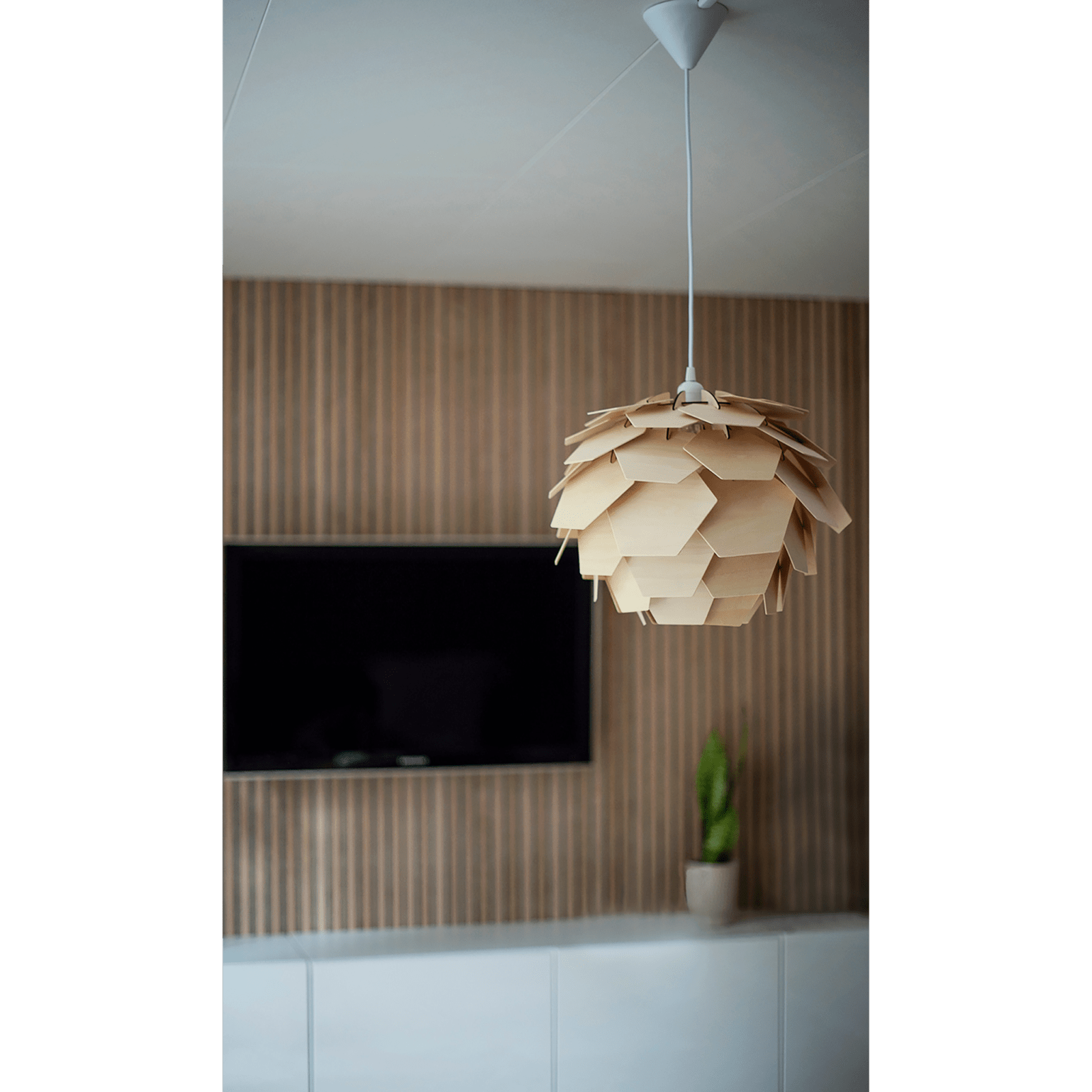 Aneta Lighting CARPATICA taklampa, natur - Azalea Home