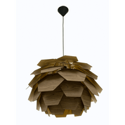 Aneta Lighting CARPATICA taklampa Ø60, brun fanér - Azalea Home