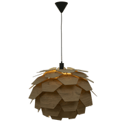 Aneta Lighting CARPATICA taklampa Ø60, brun fanér - Azalea Home