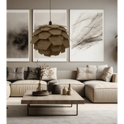 Aneta Lighting CARPATICA taklampa Ø60, brun fanér - Azalea Home