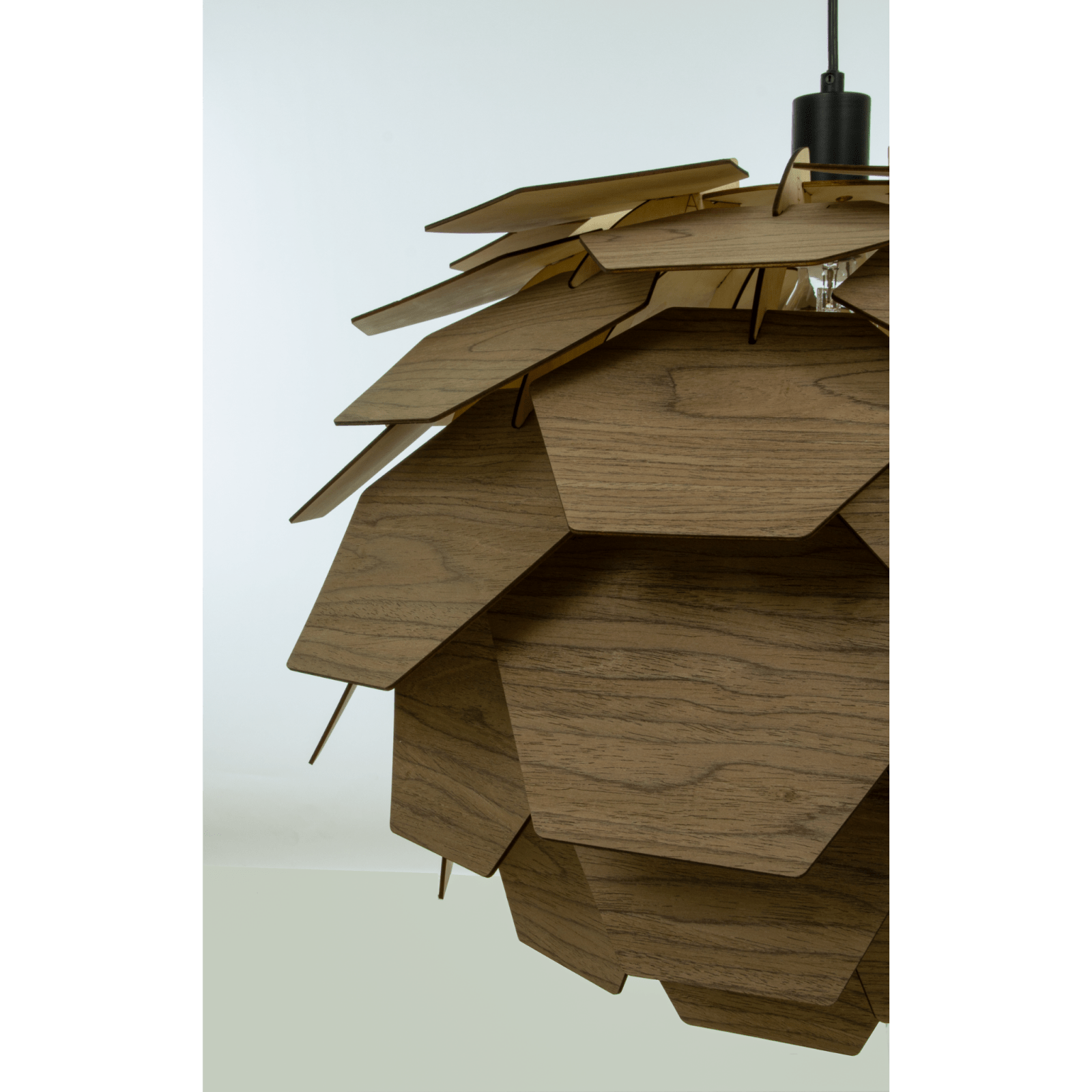 Aneta Lighting CARPATICA taklampa Ø60, brun fanér - Azalea Home