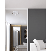 Aneta Lighting CONCORD takspot 3:a rund, vit - Azalea Home