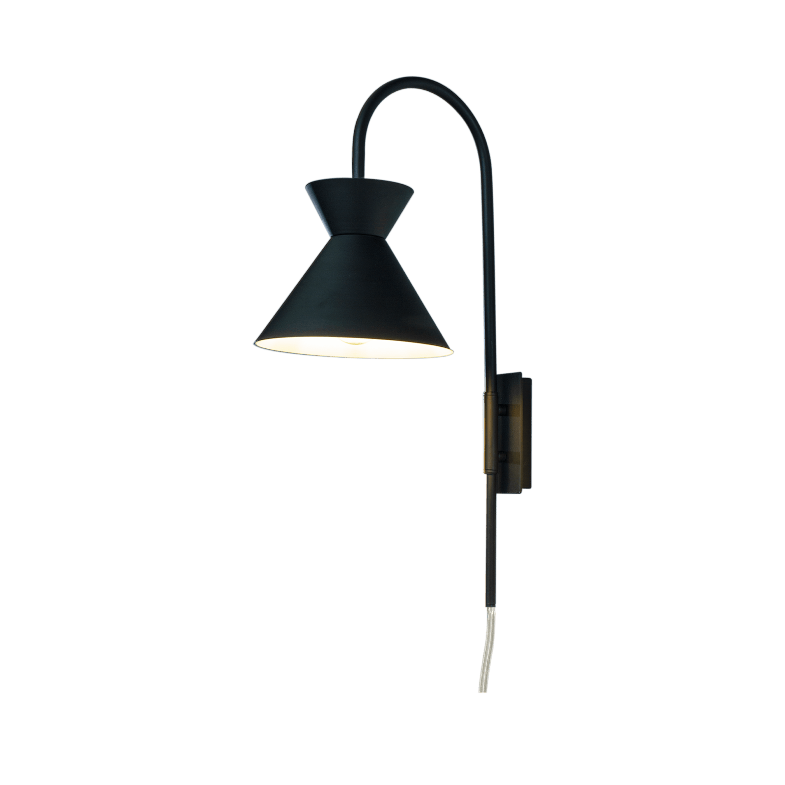 Aneta Lighting CONI vägglampa, svart - Azalea Home