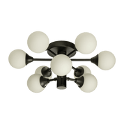 Aneta Lighting COSMOS plafond bad, svart/vit - Azalea Home