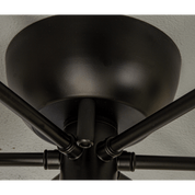 Aneta Lighting COSMOS plafond, svart/rök - Azalea Home
