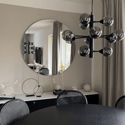 Aneta Lighting COSMOS taklampa 12 - arm, svart/rök - Azalea Home