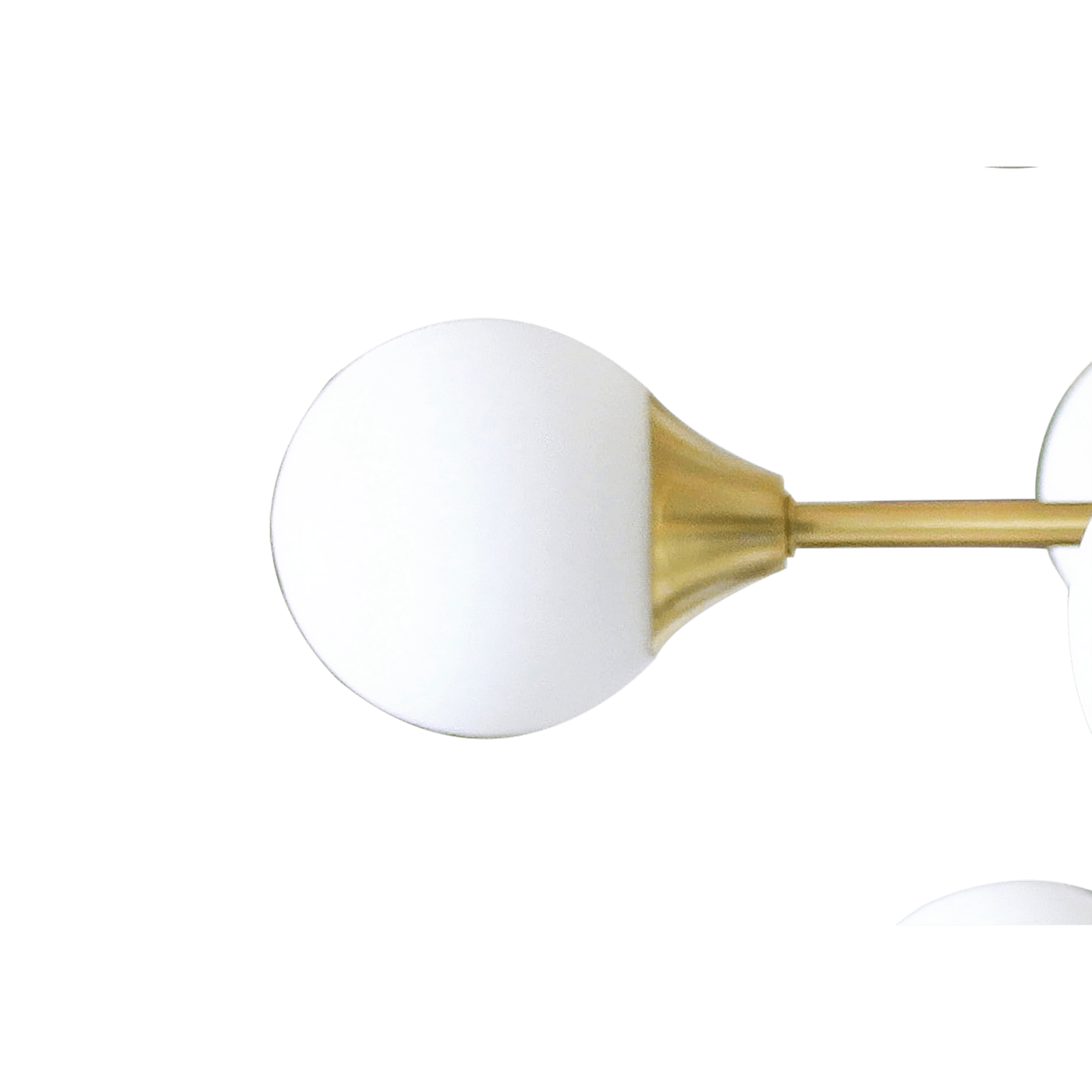 Aneta Lighting COSMOS taklampa 24 - arm, matt mässing/vit - Azalea Home