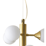 Aneta Lighting COSMOS taklampa 24 - arm, matt mässing/vit - Azalea Home