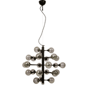 Aneta Lighting COSMOS taklampa 24 - arm, svart/rök - Azalea Home