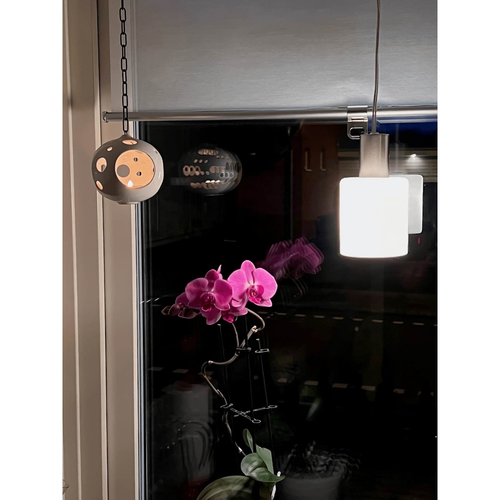 Aneta Lighting CYLINDER fönsterlampa, krom - Azalea Home