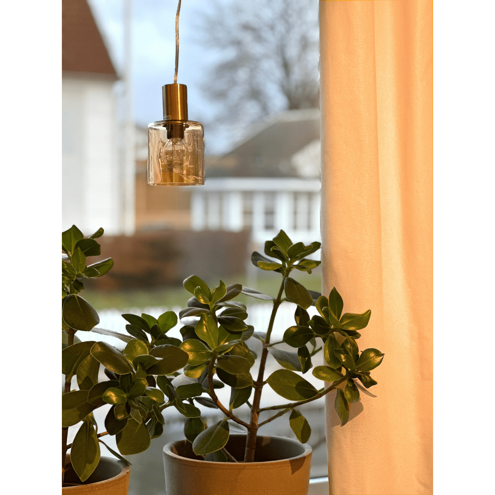 Aneta Lighting CYLINDER fönsterlampa, mässing - Azalea Home