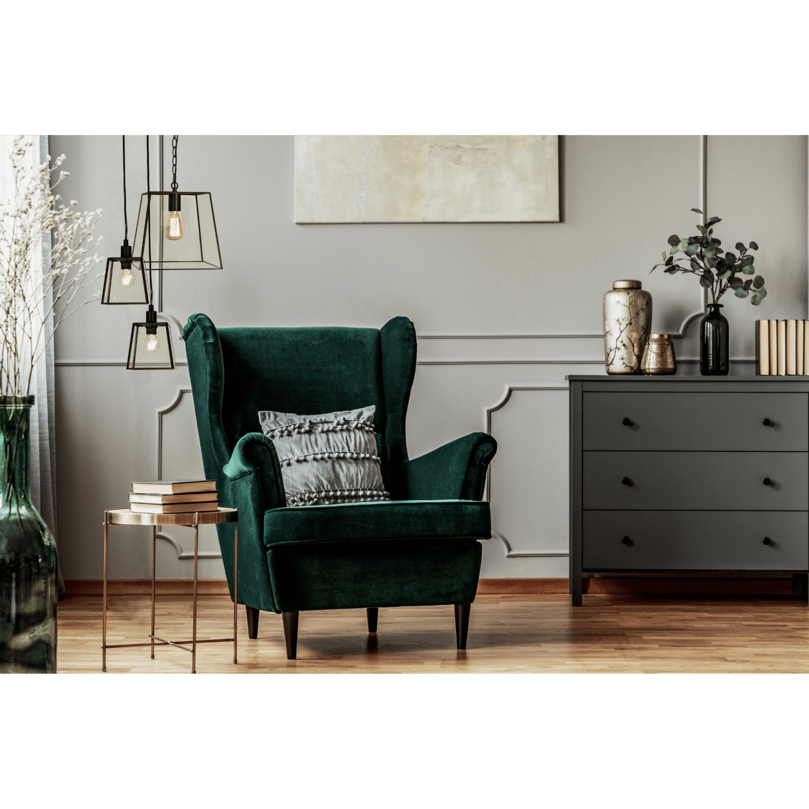 Aneta Lighting DIPLOMAT taklampa, svart - Azalea Home