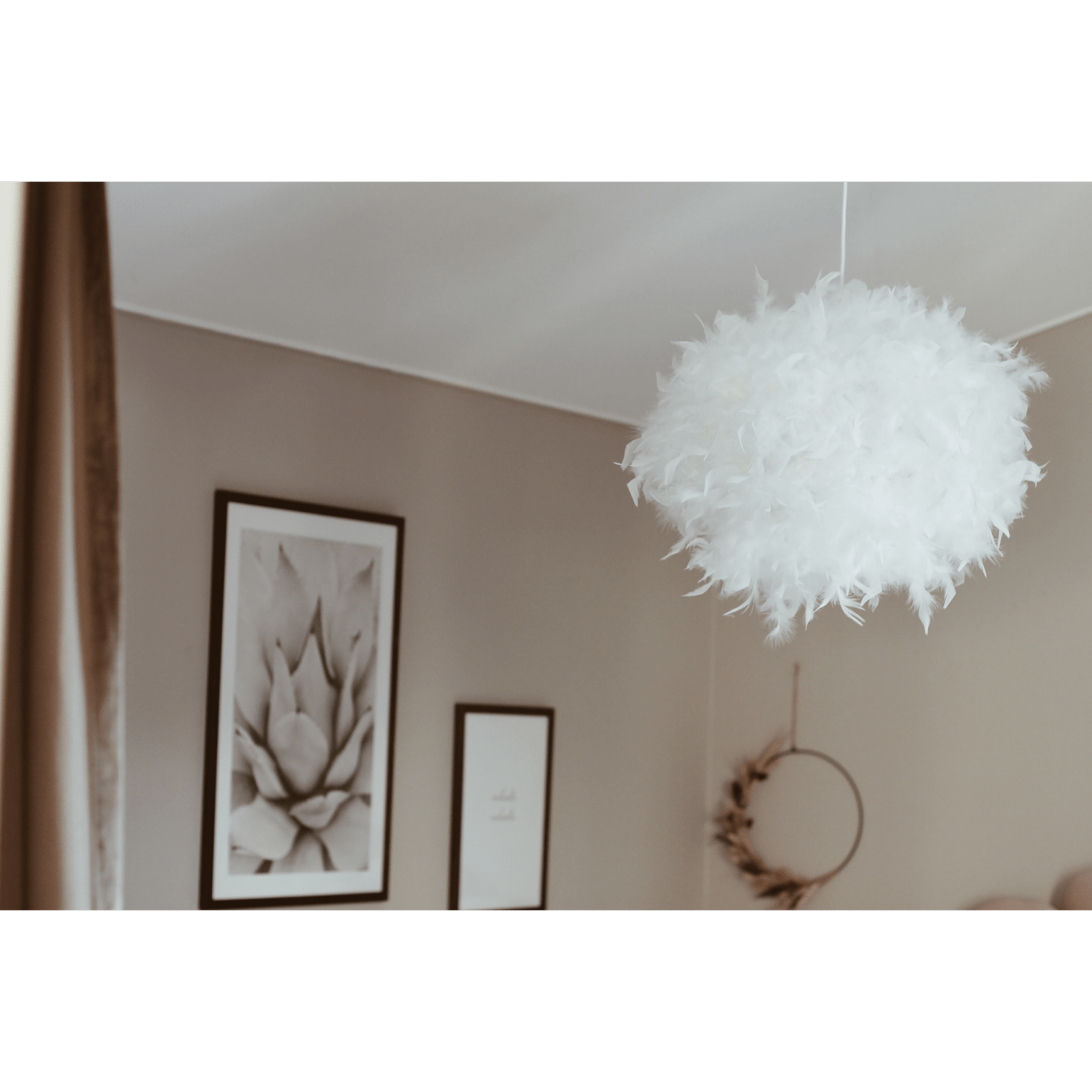 Aneta Lighting DUN taklampa, 40cm, vit - Azalea Home