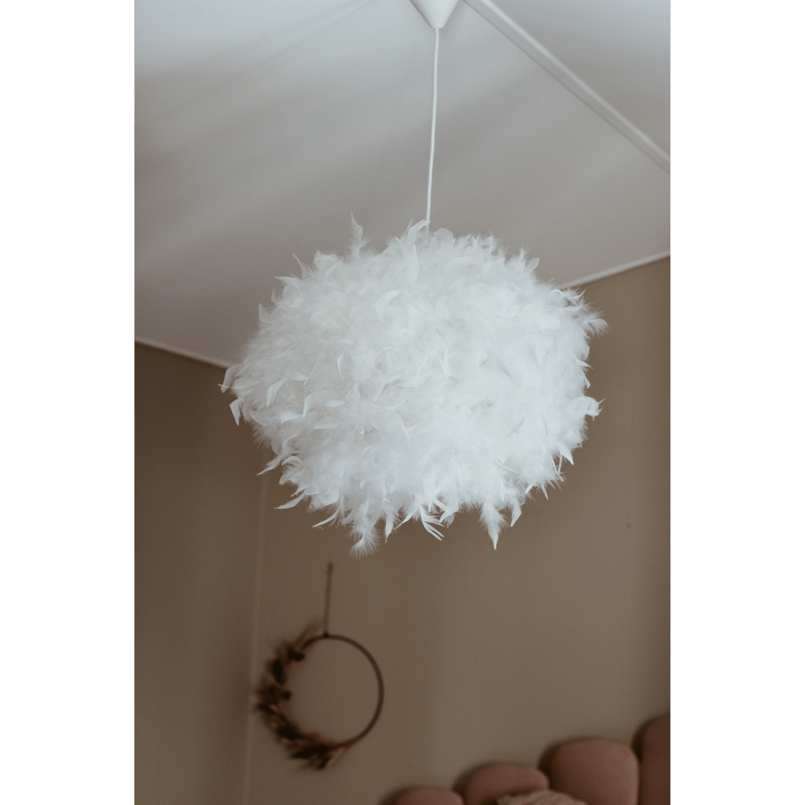 Aneta Lighting DUN taklampa, 40cm, vit - Azalea Home