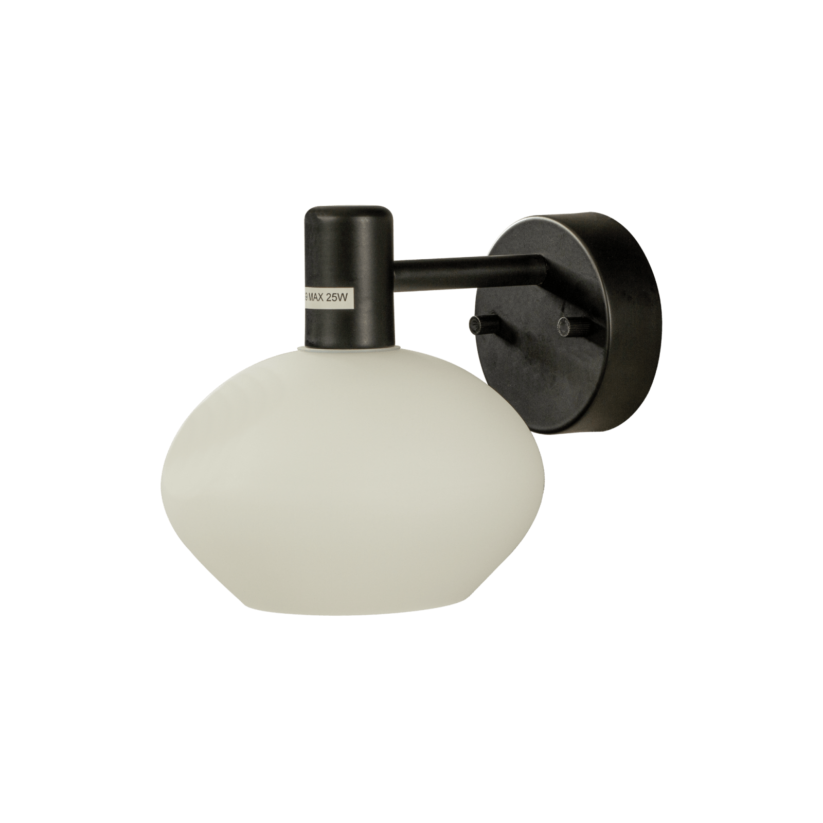 Aneta Lighting ELBA vägglampa bad 1:a, svart - Azalea Home