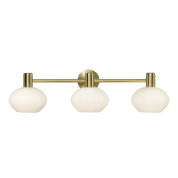Aneta Lighting ELBA vägglampa bad 3:a, mässing - Azalea Home