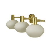 Aneta Lighting ELBA vägglampa bad 3:a, mässing - Azalea Home