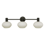 Aneta Lighting ELBA vägglampa bad 3:a, svart - Azalea Home
