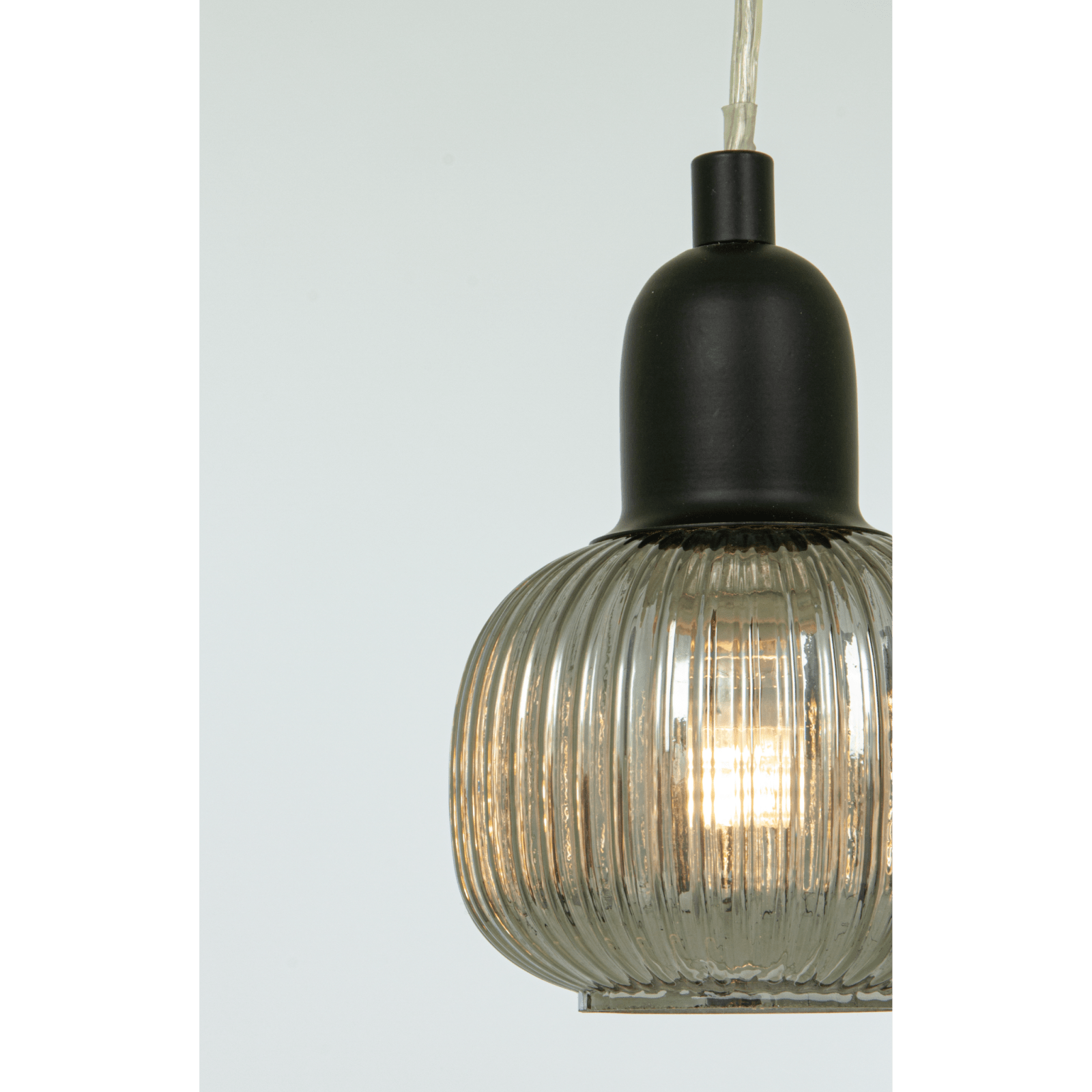 Aneta Lighting ELIN fönsterlampa, svart/rök - Azalea Home