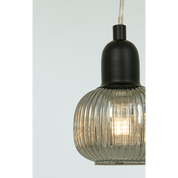 Aneta Lighting ELIN fönsterlampa, svart/rök - Azalea Home