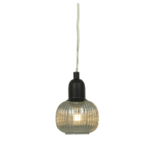 Aneta Lighting ELIN fönsterlampa, svart/rök - Azalea Home