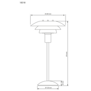 Aneta Lighting EPSILON bordslampa liten, sand - Azalea Home