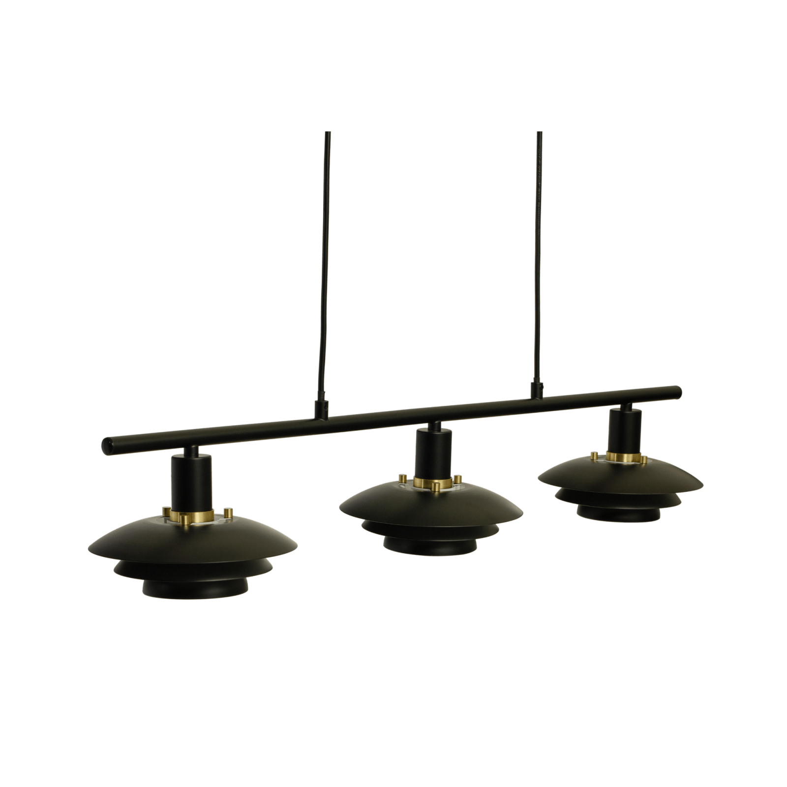 Aneta Lighting EPSILON taklampa 3:a, svart - Azalea Home