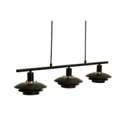 Aneta Lighting EPSILON taklampa 3:a, svart - Azalea Home