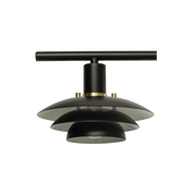 Aneta Lighting EPSILON taklampa 3:a, svart - Azalea Home