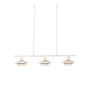 Aneta Lighting EPSILON taklampa 3:a, vit - Azalea Home