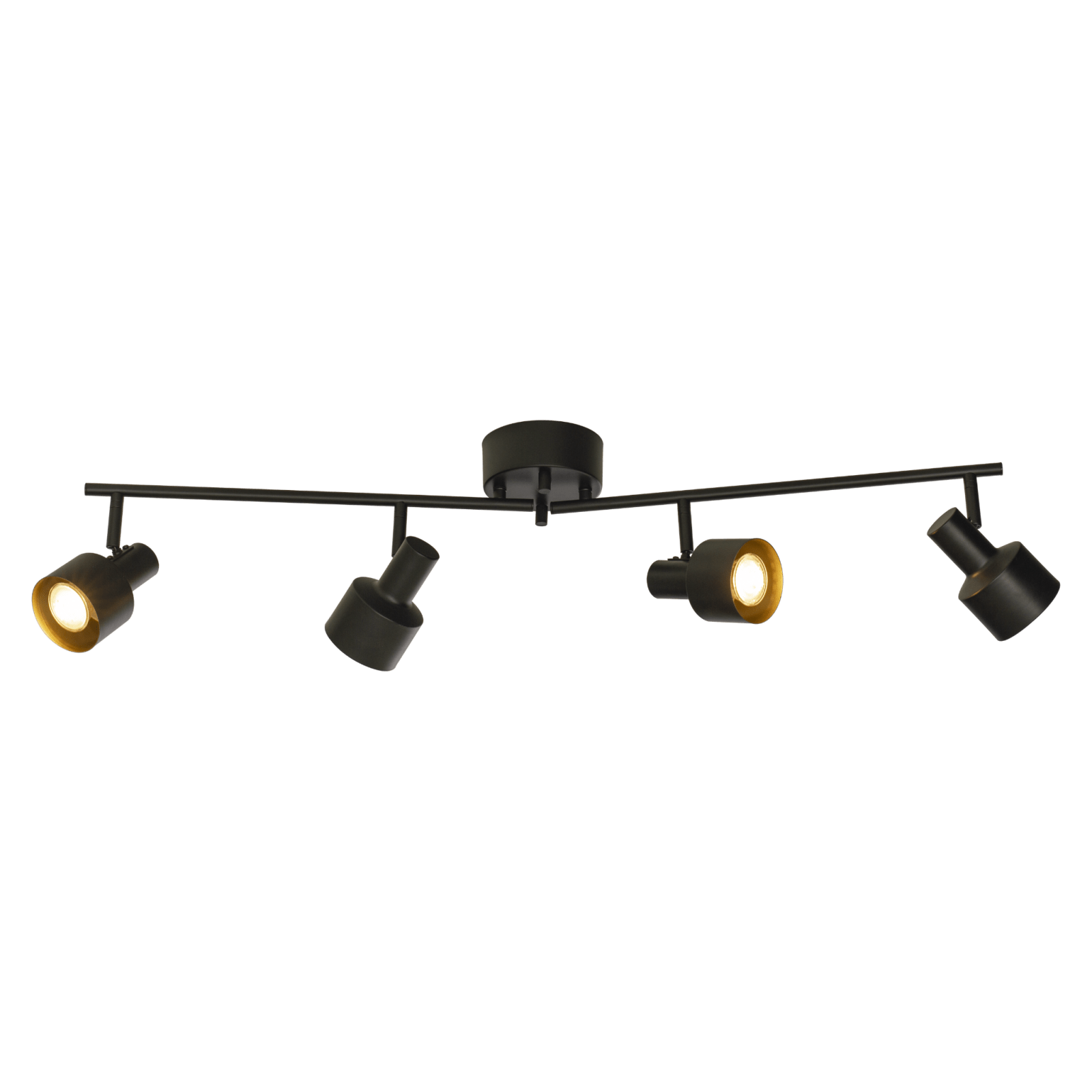 Aneta Lighting FERDINAND takspot 4:a vikbar, svart - Azalea Home