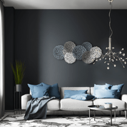 Aneta Lighting FIESTA taklampa, krom - Azalea Home