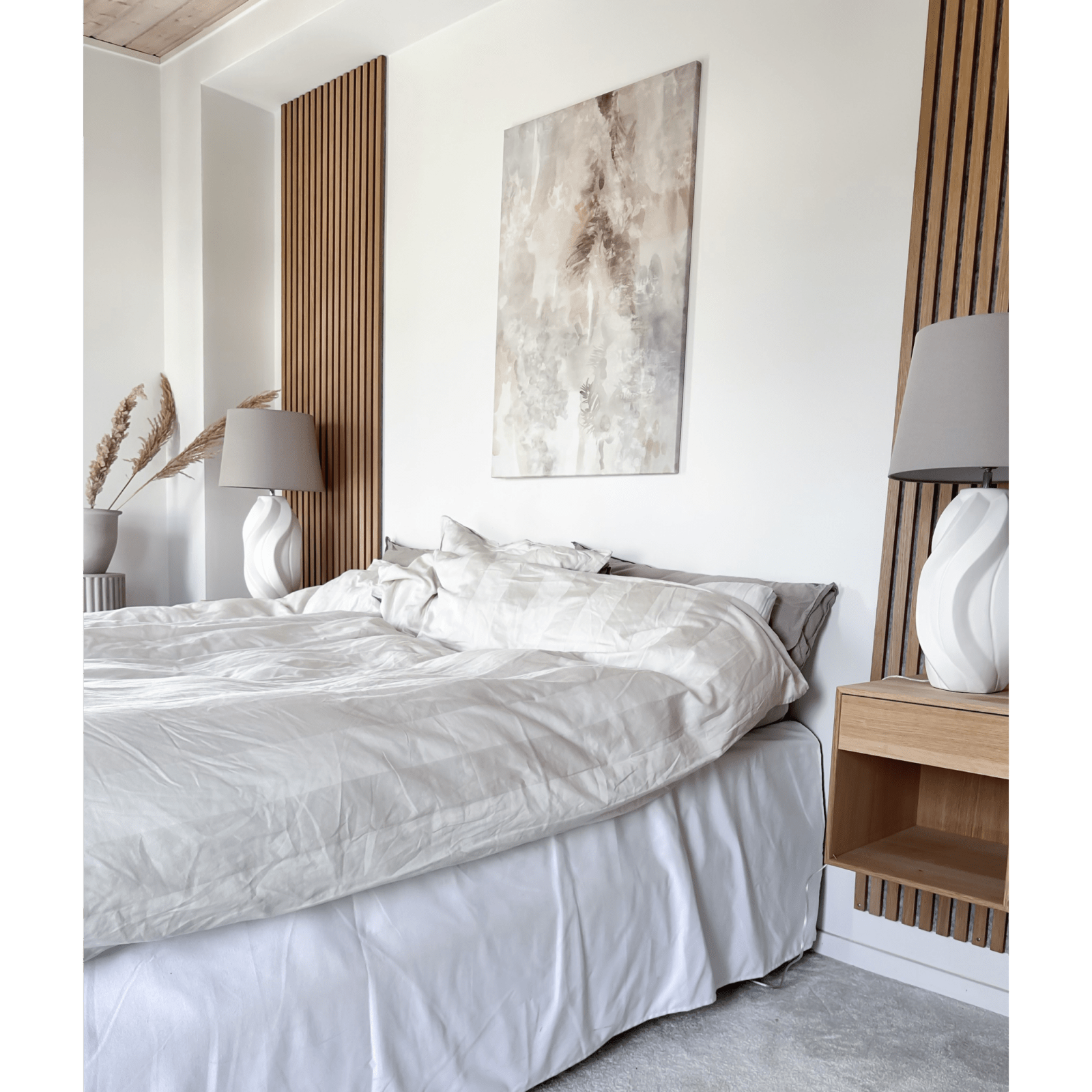 Aneta Lighting FIORELLA bordslampa, beige - Azalea Home