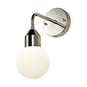 Aneta Lighting FLORENS vägglampa bad, krom/opal - Azalea Home