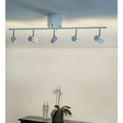 Aneta Lighting GUSTO takspot, rak 5:a, vit - Azalea Home