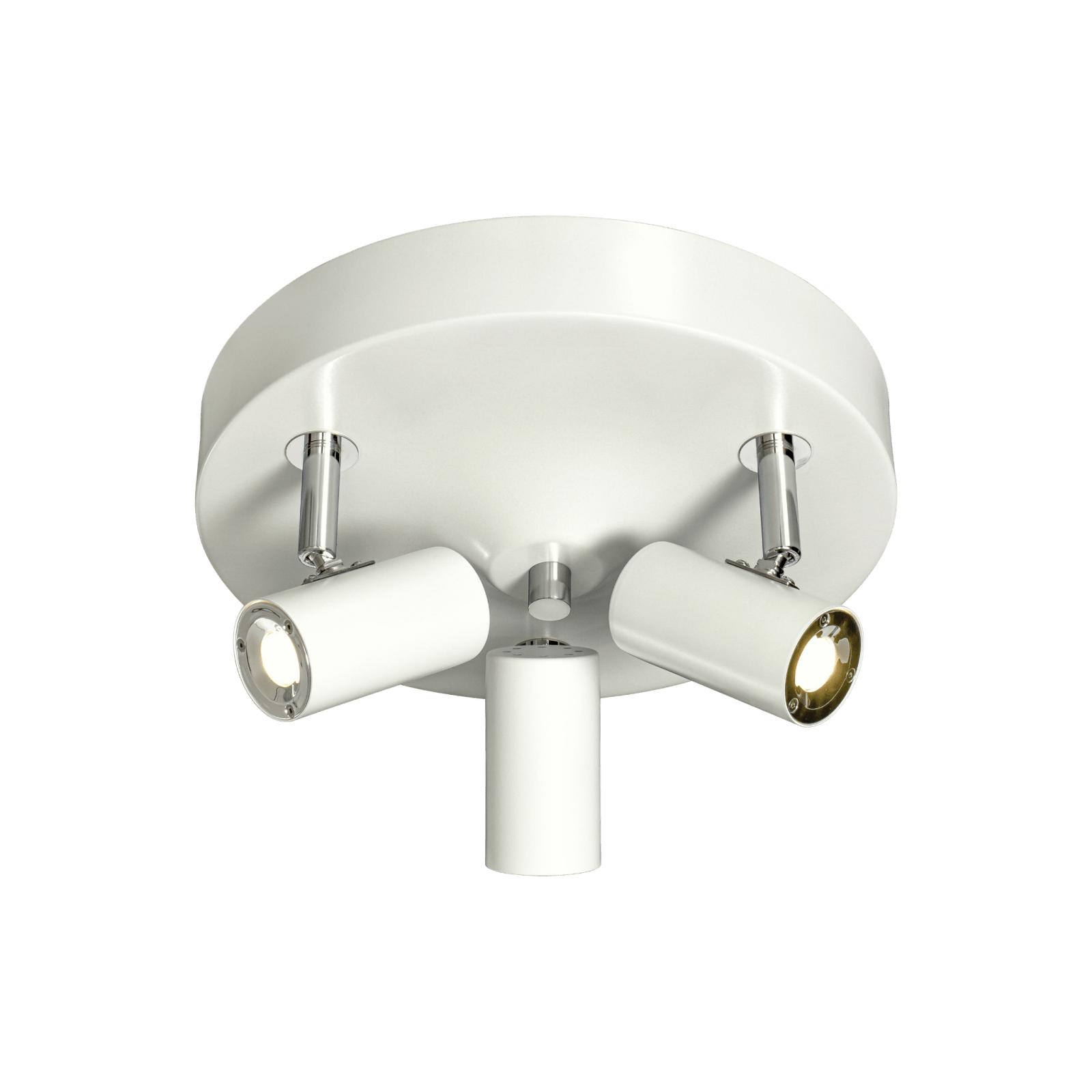 Aneta Lighting GUSTO takspot, rund 3:a, vit - Azalea Home