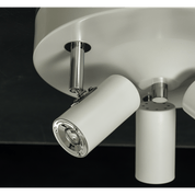 Aneta Lighting GUSTO takspot, rund 3:a, vit - Azalea Home