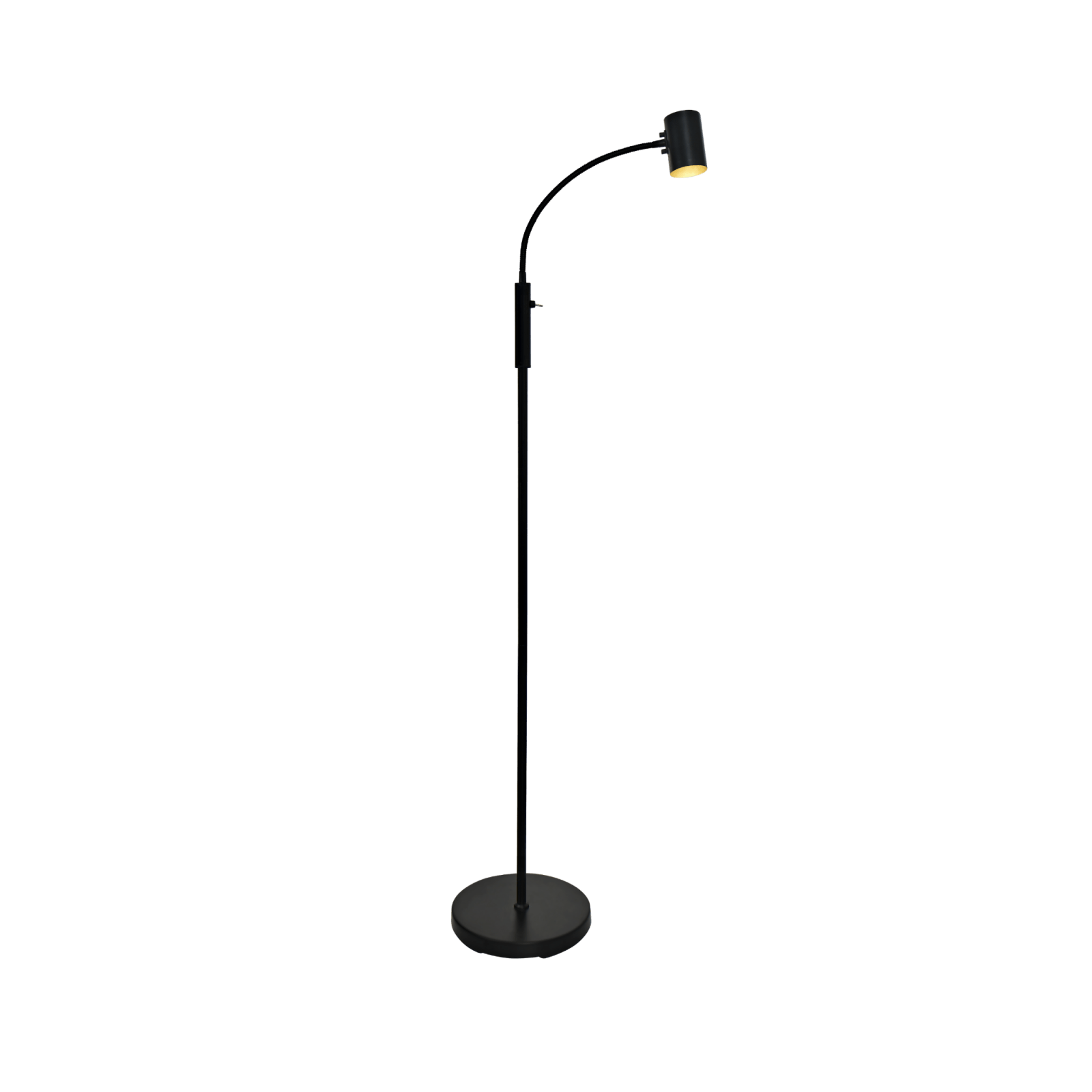 Aneta Lighting HUGIN golvlampa, svart - Azalea Home