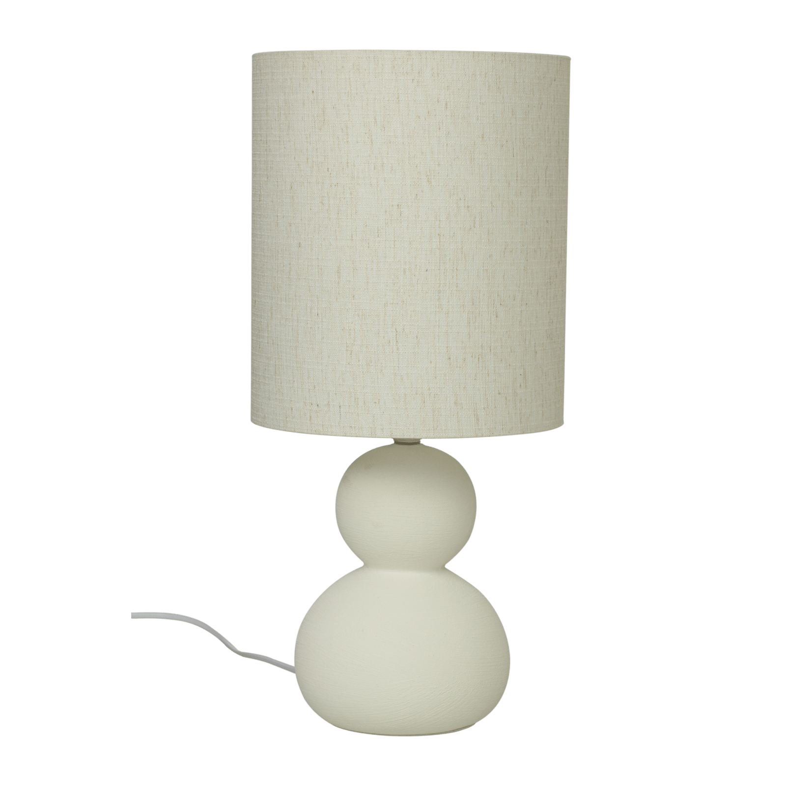 Aneta Lighting KALAMATA bordslampa, naturvit/naturvit - Azalea Home