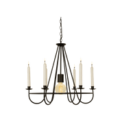 Aneta Lighting KRONOBERG takkrona, svart - Azalea Home