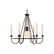 Aneta Lighting KRONOBERG takkrona, svart - Azalea Home
