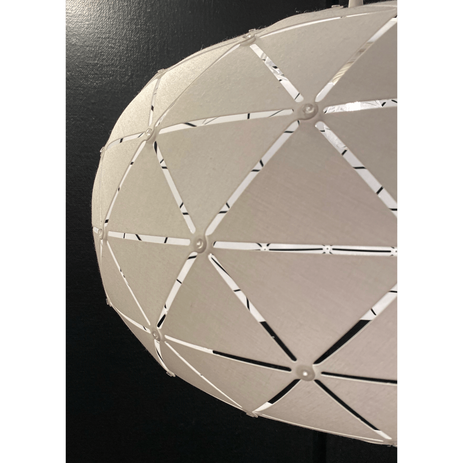 Aneta Lighting LATTICE taklampa 50cm, vit textil - Azalea Home