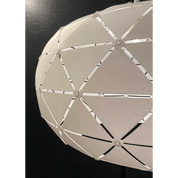 Aneta Lighting LATTICE taklampa 50cm, vit textil - Azalea Home