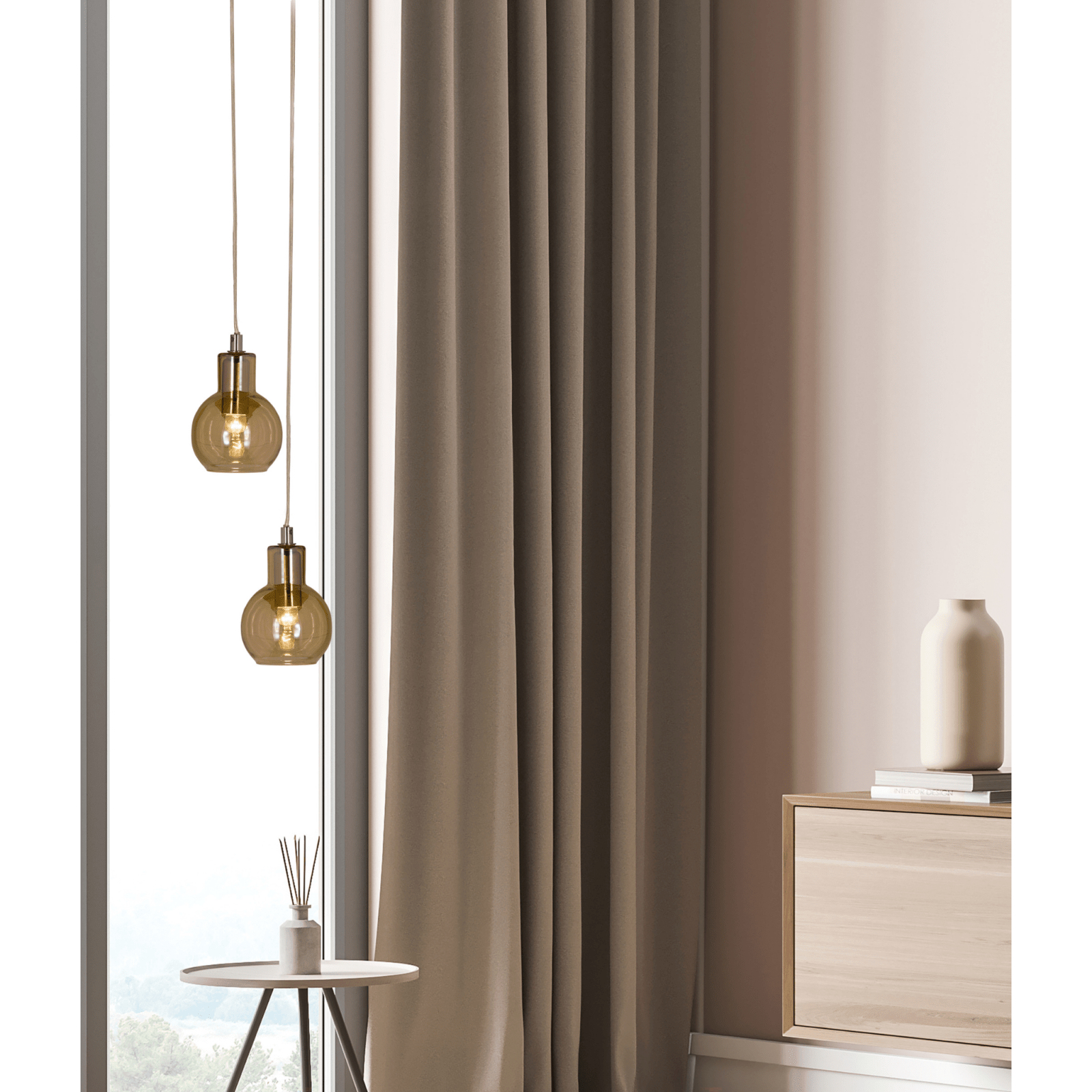 Aneta Lighting LEAH fönsterlampa, amber - Azalea Home