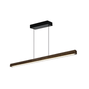 Aneta Lighting LINEA taklampa, brun - Azalea Home