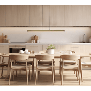 Aneta Lighting LINEA taklampa, natur - Azalea Home