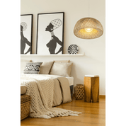 Aneta Lighting MALACCA taklampa 45cm, natur - Azalea Home