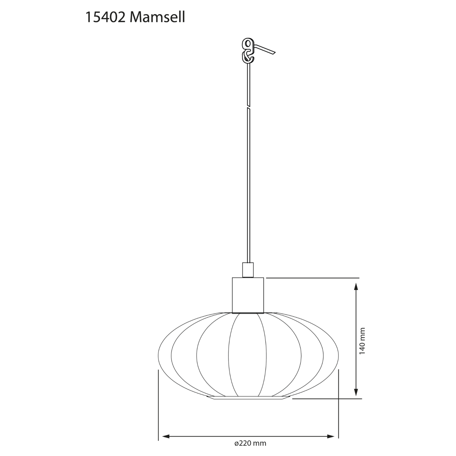Aneta Lighting MAMSELL fönsterlampa, Vit - Azalea Home